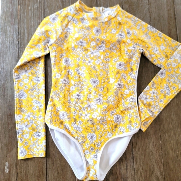 2/$20 Art Class Long Sleeve Swim Suit M 7/8 - Picture 1 of 2